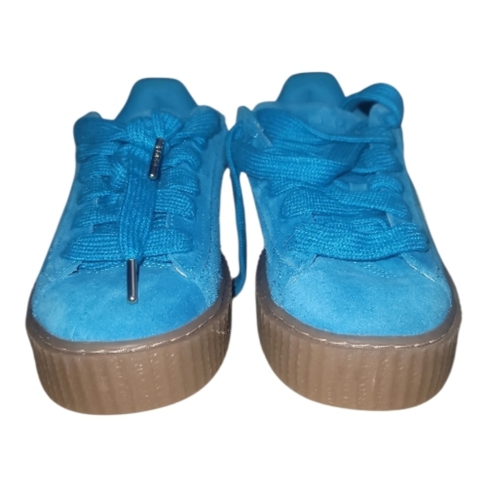 Fenty x PUMA Creeper Phatty sneakers Speed Blue/Lime Pow nwt 10 Rihanna - Picture 3 of 7